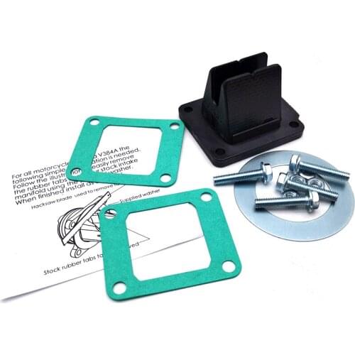 V384A Carbon Fiber Intake Reed Valve Set For Kawasaki Kx85 Kx100 2001-2019