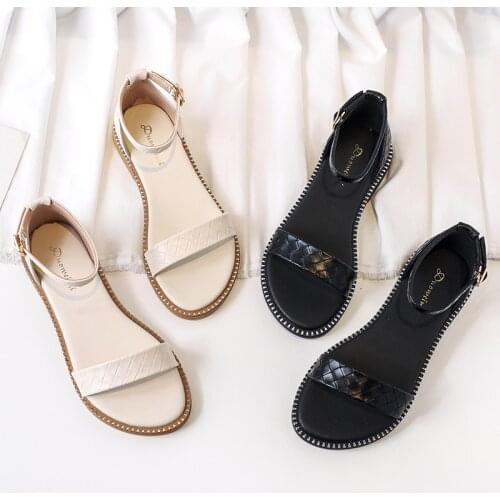 Women New Sandals Bohemia Style Summer Shoes for Women Flat Sandals Beach Shoes Flowers Flip Flops Zapatillas Mujer Sandals