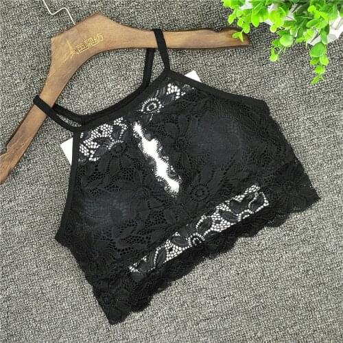 2020 Fashion new arrival 3/4 cup sexy women underwear Comfortable Lace bralette Wireless bra neck for Backless wear Brassiere