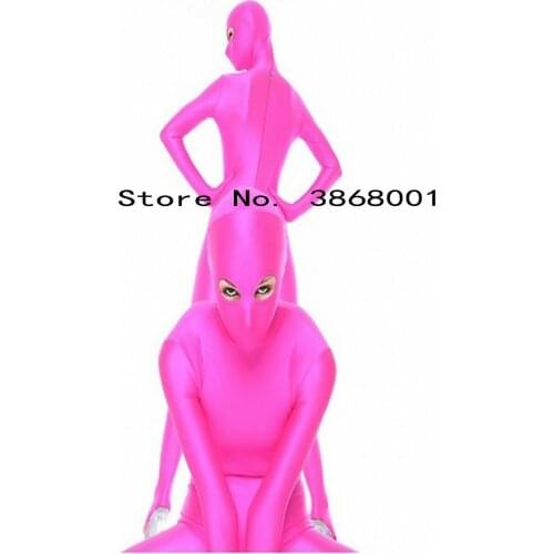 Watermonkey Brand women men Suit sexy Tights Costume full Bodysuit Lycra Spandex Suit open eye and Removable hood