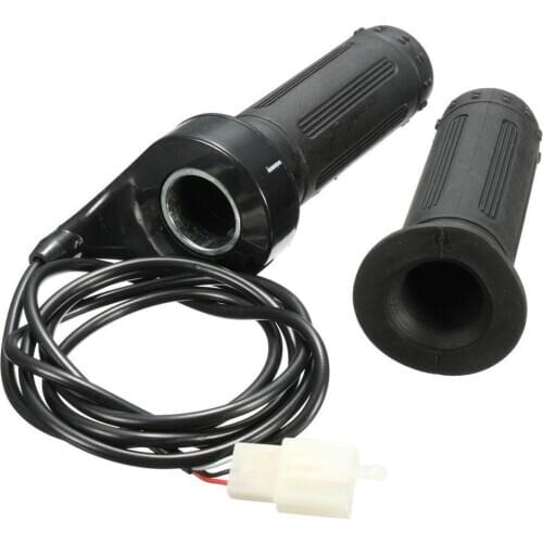 1 pieces E-Bike Twist Speed Handlebar 12v 24v 36v 48v Universal Black for Electric Scooter Twist Bike E-Bike Throttle 2020 new