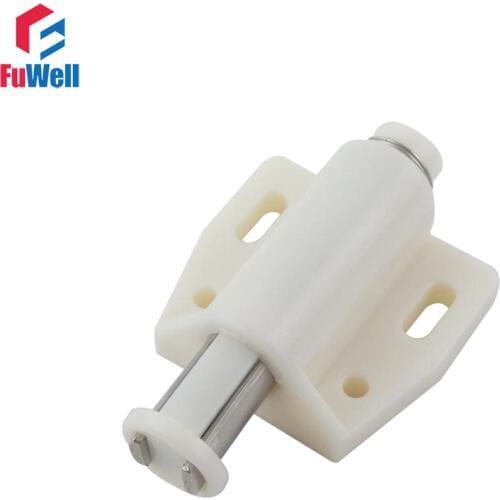 4pcs Push to Open Magnetic Door Cathes Drawer Cabinet Latch Catch Touch Kitchen Cupboard Cabinets Door Damper Buffer Stopper