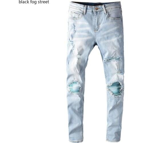 BLACK FOG STREET Skinny Jeans For Men