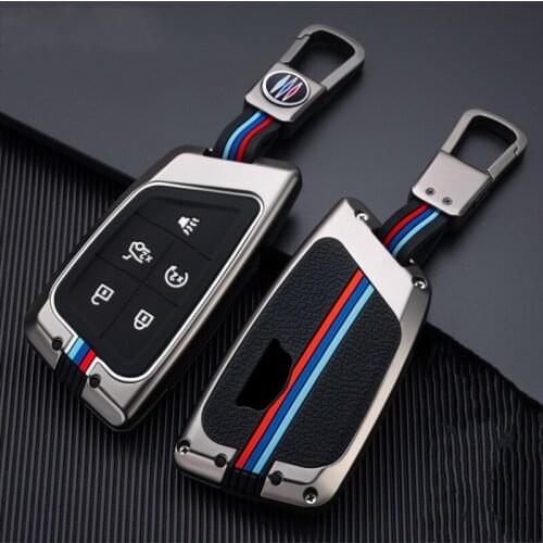 Zinc alloy Car Remote Key Case Cover For Cadillac XT4 XT5 XT6 CT5 2019 2020 Smart Key Protection Shell Holder Fob