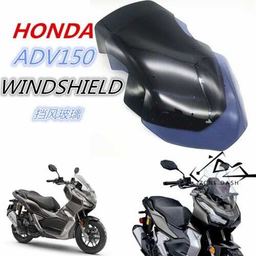 Motorcycle Sports Touring Racing Windshield Viser Visor WindScreen Wind Deflector For ADV150 ADV-150 2019 2020 ADV 150 '19-'20