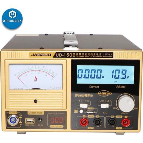 Jabe UD-1506 High Precision Stabilizde DC Power Supply 1mA Accuracy with LCD Lighting Current Detection Voltage Test Function
