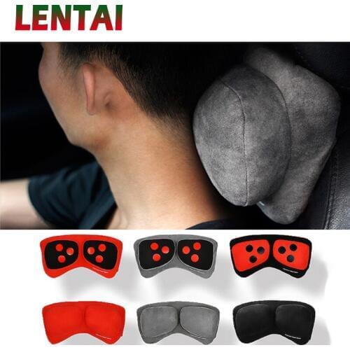 LENTAI 1PC Car Seat Massage Pillow Head Neck Pad For Honda Civic Accord Fit Subaru Impreza Forester XV Nissan Qashqai Juke Tiida