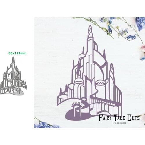 Metal Cutting Dies Castle for DIY Scrapbooking Album Paper Cards Decorative Crafts Embossing Die Cuts