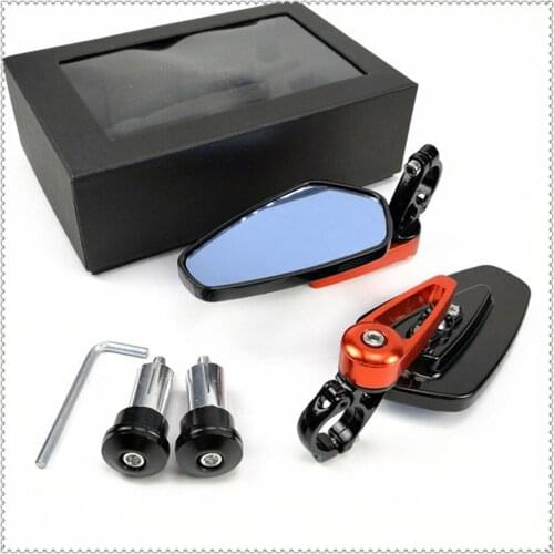 Motorcycle Accessories Mirrors Handlebar End Mirror Cafe Racer for SUZUKI DR250R DJEBEL250XC 250SB DRZ400E DRZ400S SM