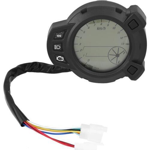 Motorcycle Instruments LCD Speedometer Odometer Tachometer for Yamaha BMS125 7 Color Meter Motorcycle Speedometer