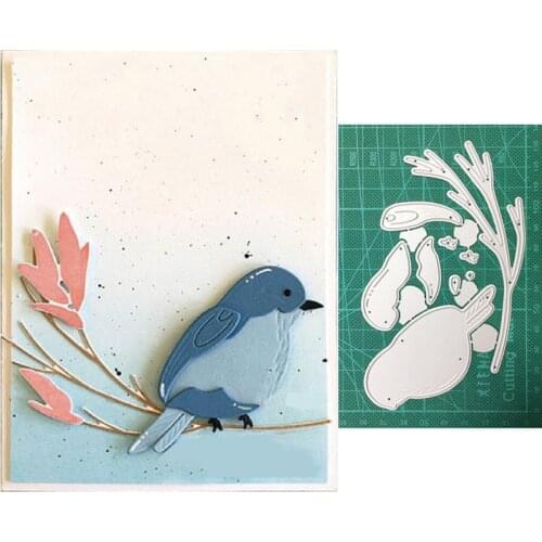 New metal cutting dies cut die mold Bird On Branch Border Decoration Scrapbook paper craft knife mould blade punch stencils dies