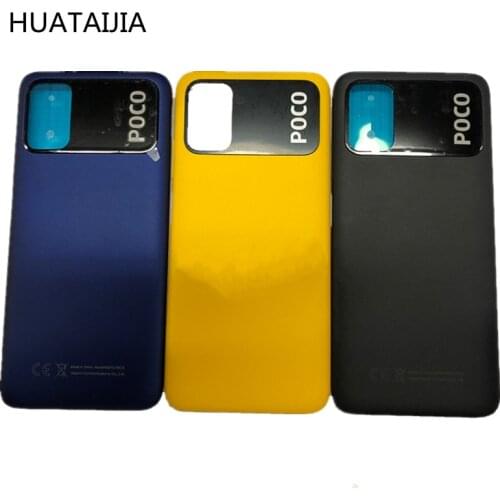 New 6.53 inch BATTERY CASE For Xiaomi Poco M3 battery cover M2010J19CG M2010J19CI housing door