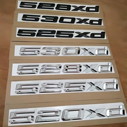 NEW Original Quality M Power M performance xdrive car rear emblem sticker for BMW M5 E60 E61 525xd 530xd 520xd 528xd 535xd