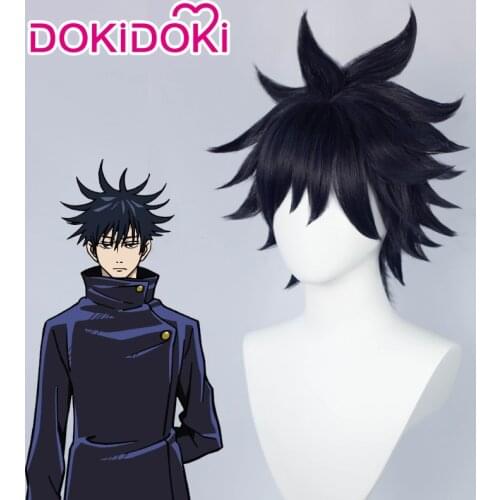 Dokidoki Anime Cosplay Jujutsu Kaisen Cosplay Fushiguro Megumi Wig Jujutsu KaisenFushiguro Megumi Costume Wig