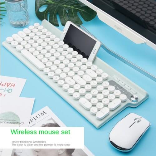 Rechargeable LT500 Wireless Keyboard and Mouse Set Desktop Computer Notebook Game Set Unisex Keyboard and Mouse Set