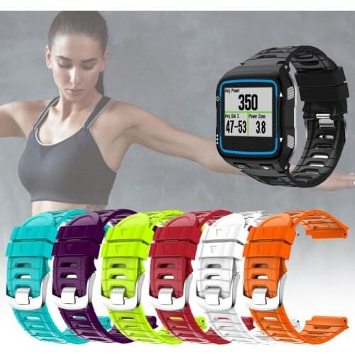 Watch Band Soft Quick Release Silicone Swimming Running Cycling Watch Strap for Garmin 920XT ремешок для часов
