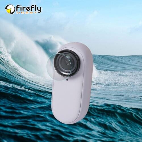 Sunnylife 2 Sets Protective Film HD Tempered Glass Film Lens Protector Scratch-proof for Insta360 GO 2