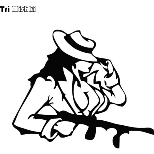 Tri Mishki HZX900# Gangster Girl car sticker Vinyl Decals Motorcycle Accessories sticker reflective