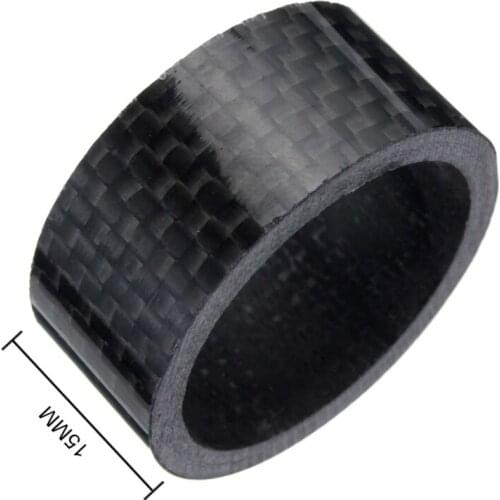 Bike Carbon Fiber Headset Fork Spacers kit Handlebar Washer Ring Gasket Front Fork