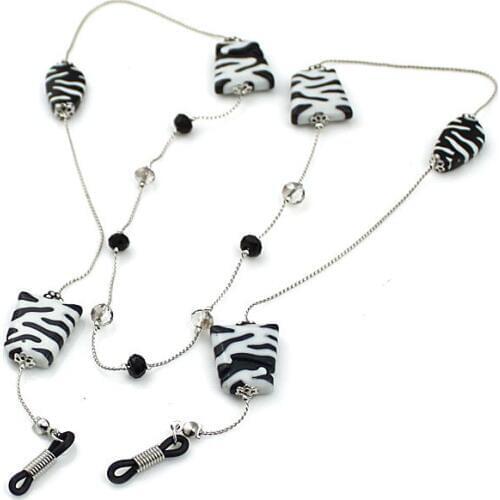 Women Simple Vintage Casual Beaded Eyeglass Eyewears Sunglasses Reading Glasses Chain Cord Holder neck strap Rope