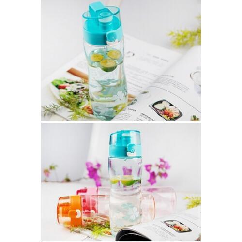 1PC Hot selling new creative plastic PC space cup custom leisure sports lovers water pot kettle 600ml Z0007