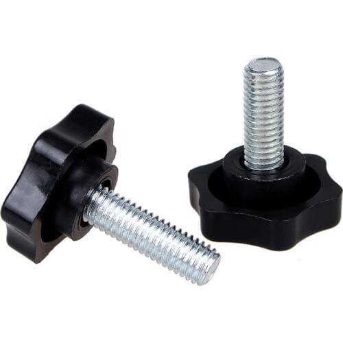 1PCS Hand Tighten Screws Star Bakelite Handle Screw Torx Screws Thumb Screws M5 *25mm