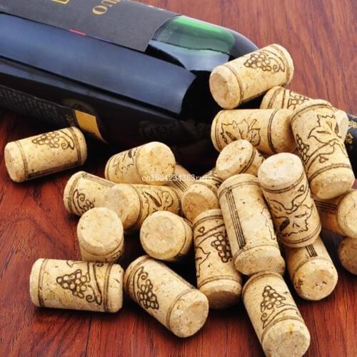 1000 pcs Wine Cork Wooden Cork Supply Sealing Cloth Wine Cork Wine Bottle Stopper Bar Tool Wooden Sealing Cover