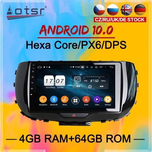 2 Din IPS Screen Android 10 DSP Car Multimedia Player For Kia Soul SK3 2019-2020 GPS Navigation Audio Radio WIF Stereo head unit