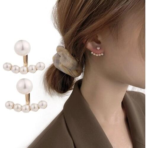 2021 Elegant 925 Silver Gold Pearl Earrings Ear Stud Women Jewelry Anniversary Gifts Valentines Day for Girlfriend TT@8