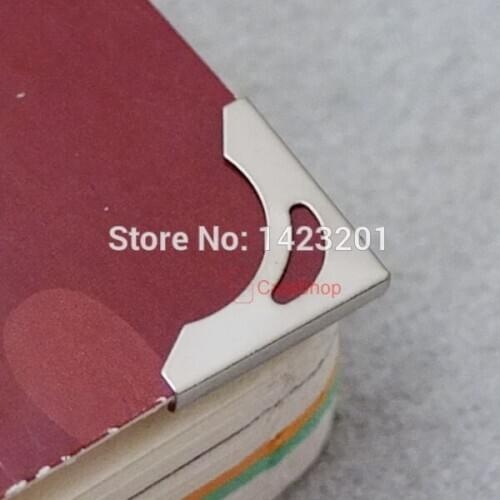 50 pcs / Lot 15mm Book Corner Protectors for Scrapbooking File Folder Albums BCT06