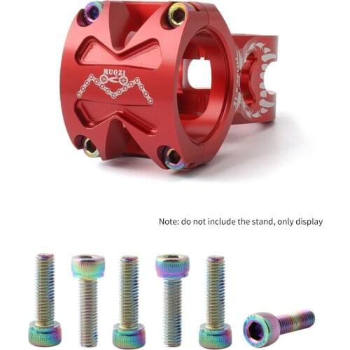 6pcs Bicycle Handlebar Stand Pipe Screw M5*18 Stainless Steel Fixing Screw Mountain for Road Dead Fly Folding Bike