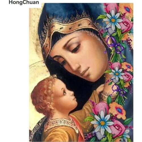 Fast delivery "parent-child map" 5D DIY round/square diamond paintingmosaic housewife handicraftcross stitch homedecoration gift