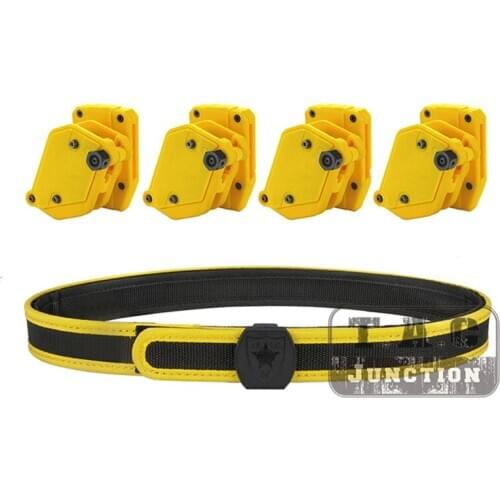 IPSC USPSA IDPA 1.5" Shooting Inner & Outer Belt Competition High Speed 4x Multi-Angle Speed Pistol Magazine Pouch Mag Holster