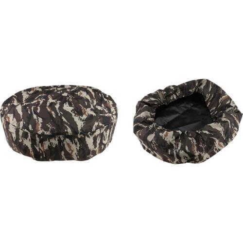2 Pieces Camouflage Tire Cover Camo Wheel Covers For All 15 Inches Tires