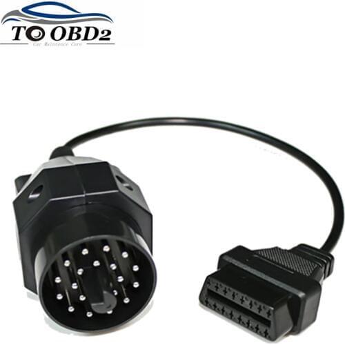 Newest OBD II Adapter for BMW 20 pin to OBD2 16 PIN Female Connector e36 e39 X5 Z3 for BMW 20pin