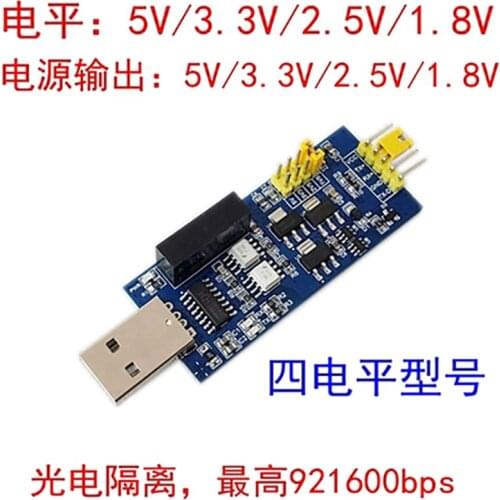 Optically Isolated USB to Serial Port 5V 3.3V 2V5 1.8V TTL UART CH340 Adapter Converter Cable