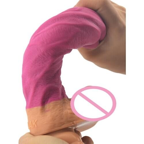 Silicone Realistic Dildo Suction Cup Big Penis Pink Purple Dick Sex Toys For Women Cock Pussy Plug Massager Masturbator