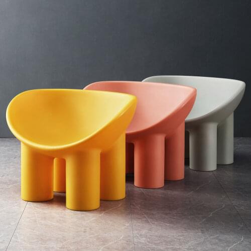 Nordic designer elephant leg chair ins children single sofa chair lazy creative outdoor leisure chair