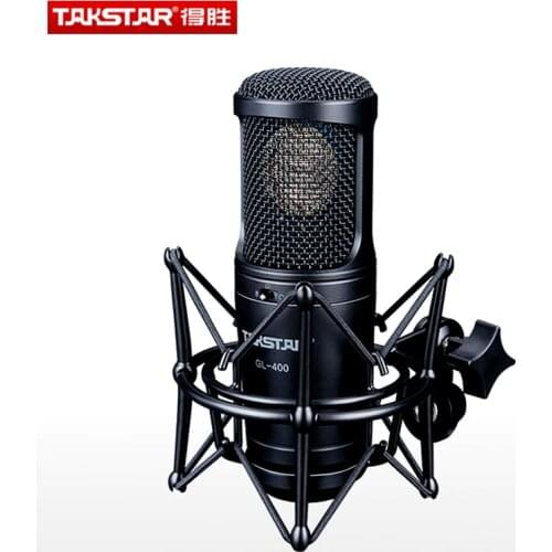 Takstar GL-400 Professional wired condenser Microphones for KTV meeting On-stage performance Computer recording microphone