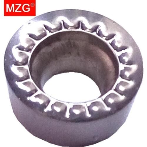 MZG Discount Price RPGT1003 10T3 1204 Medium Finishing of Copper And Aluminum Processing Milling CNC Carbide Round Inserts