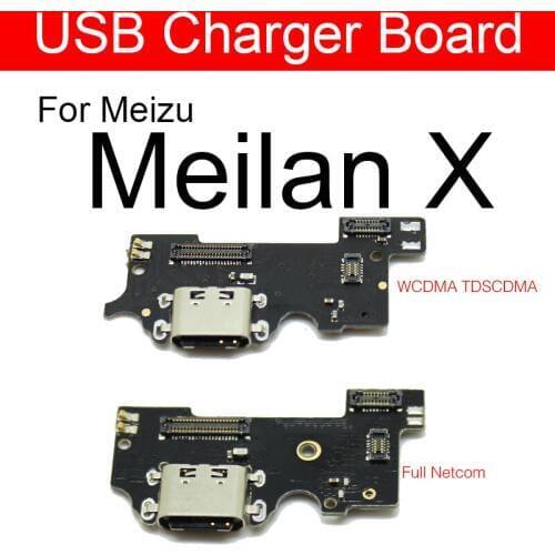 Usb Charging Jack Port Board For Meizu Meilan X Power Charger Connector Module Flex Cable Phone Repair Replacement Parts