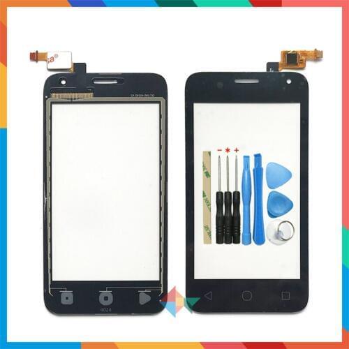 High Quality 4.0" For Alcatel One Touch Pixi First OT4024 OT4024D Touch Screen Digitizer Front Glass Lens Sensor Panel