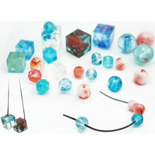 Jewelry Square Ball With Hole Shape Human Pendant Casting Mold Tool Silicone Resin Crafts DIY Decoration Tool