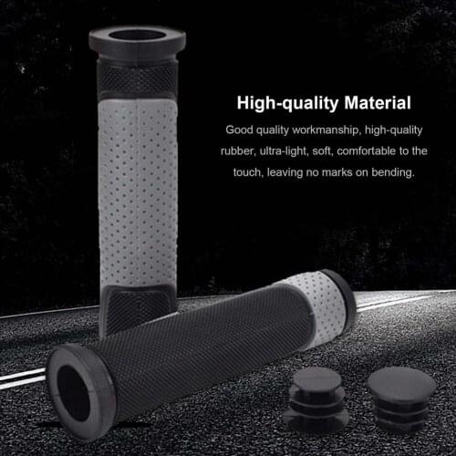 1Pair Mountain Road Cycling Bicycle Handlebar Cover Grips Smooth MTB Bike Soft Rubber Anti-Slip Handle Cycling Accessories