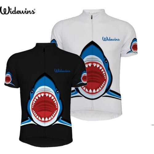 Shark Cycling Jersey Short Sleeve Top Cycle Clothing MTB Road Bike Bicycle Short Bike Cycle Wear Sports Sleeve Shirt Wear 5269