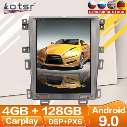 For FORD EDGE 2008 2009 2010 2011-2014 Android Radio Multimedia Car Cassette Recorder Stereo Player Tesla PX6 GPS Navi Head Unit