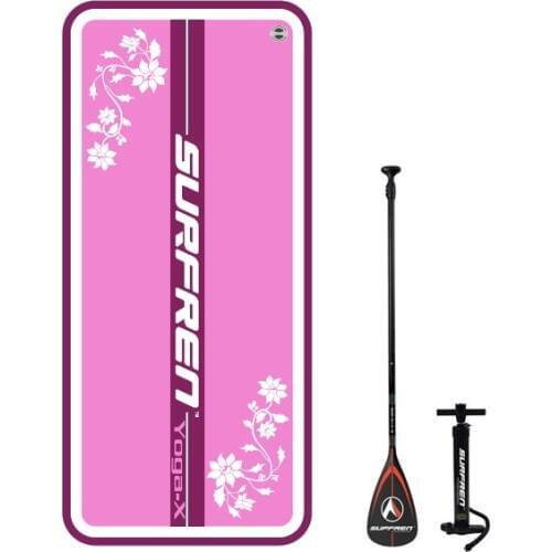 SURFREN Yoga board 199*91*12cm Inflable Surf stand up paddle boar SUP Stand Up Paddle Board Platform for Yoga Surfing Stability