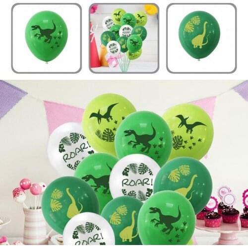 Flexible 1 Set Lightweight Graduation Party Birthday Balloons Set Green Balloons Wide Application for Wedding