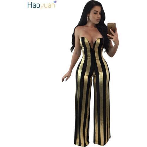 Женские вечерние брючные комбинезоны HAOYUAN China At AliExpress