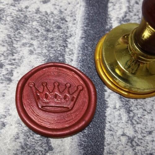 Crown Wax Seal Stamp Customize logo Personalized image custom seal wax sealing stamp wedding Invitation Retro antique stamp